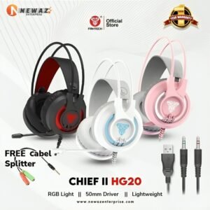 FANTECH HG20 CHIEF II 3.5MM Plug RGB Gaming Headset Wide Sound Field Volume Adjustment Earphones With Microphone For PS4 PC Player Gamer
