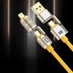 240W 4 in 1 Fast Charging Cable 6A USB Type C Quick Charger